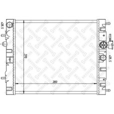 10-25984-SX STELLOX Радіатор охолодження двигуна