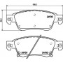 P 56 080 BREMBO Комплект гальмівних колодок дисковий гальм