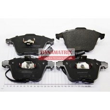 DBP1629 DYNAMATRIX Комплект гальмівних колодок дисковий гальм