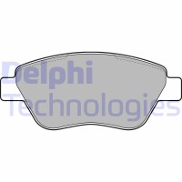 LP1899 DELPHI Комплект гальмівних колодок дисковий гальм
