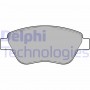 LP1899 DELPHI Комплект гальмівних колодок дисковий гальм