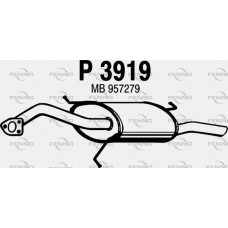 P3919 FENNO Глушник вихлопних газів кінцевий