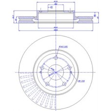 142.1140 CAR Гальмівний диск