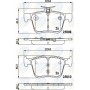 CBP02156 COMLINE Комплект гальмівних колодок дисковий гальм