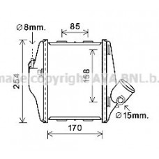 MCA4016 AVA QUALITY COOLING Интеркулер