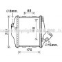 MCA4016 AVA QUALITY COOLING Интеркулер