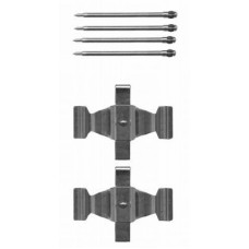8DZ 355 204-041 HELLA Комплектуючі колодки дискового гальма
