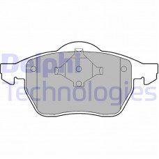LP978 DELPHI Комплект гальмівних колодок дисковий гальм