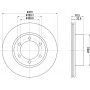 ND1060 NISSHINBO Гальмівний диск