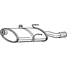 190-919 BOSAL Глушник вихлопних газів кінцевий