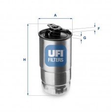 24.427.00 UFI Паливний фільтр