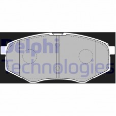 LP2227 DELPHI Комплект гальмівних колодок дисковий гальм