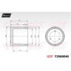 72960040 MAXTECH Поршень корпус скоби гальма