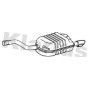 231433 KLARIUS Глушник вихлопних газів кінцевий