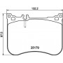 8DB 355 020-581 HELLA Комплект гальмівних колодок, дискове гальмо