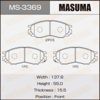 MS-3369 MASUMA Комплект гальмівних колодок