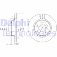 BG2767 DELPHI Гальмівний диск