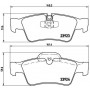 P 50 064 BREMBO Комплект гальмівних колодок дисковий гальм