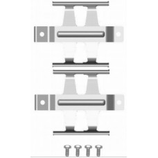 8DZ 355 204-121 HELLA Комплектуючі колодки дискового гальма
