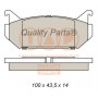 704-11055 IAP QUALITY PARTS Комплект гальмівних колодок дисковий гальм
