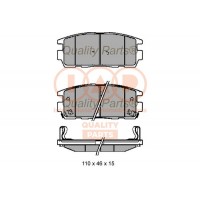 704-20091G IAP QUALITY PARTS КомплеК т гальмівних колодок, дискове гальмо
