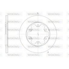 D61569.00 WOKING Гальмівний диск