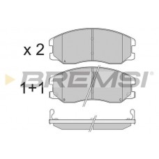 BP3303 BREMSI Комплект гальмівних колодок дисковий гальм