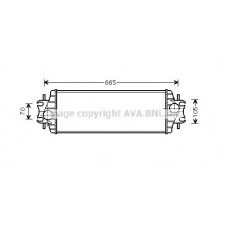Интеркулер AVA QUALITY COOLING RTA4328