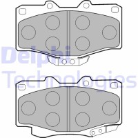 LP854 DELPHI Комплект гальмівних колодок дисковий гальм