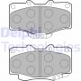 LP854 DELPHI Комплект гальмівних колодок дисковий гальм