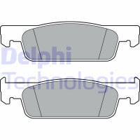 LP3387 DELPHI Комплект гальмівних колодок дисковий гальм