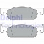LP3387 DELPHI Комплект гальмівних колодок дисковий гальм