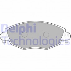 LP1533 DELPHI Комплект гальмівних колодок дисковий гальм