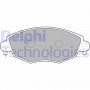 LP1533 DELPHI Комплект гальмівних колодок дисковий гальм