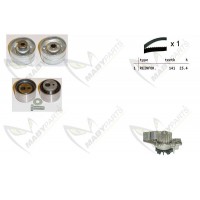 OBKWP0076 MABYPARTS Водяний насос комплект зубчастого ременя