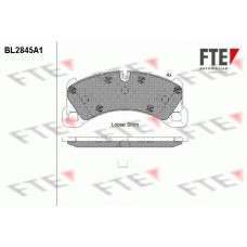 BL2845A1 FTE Комплект гальмівних колодок дисковий гальм