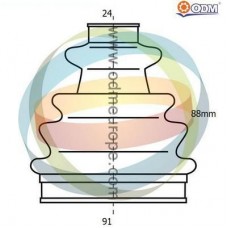 21-990170 Multiparts Комплект пыльника, Привідний вал