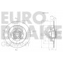 5815313972 EUROBRAKE Гальмівний диск