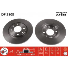 DF2808 TRW Гальмівний диск