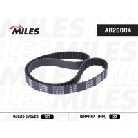 AB26004 MILES Зубчастий ремінь