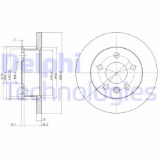 BG2716 DELPHI Гальмівний диск