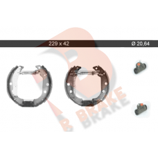 79RBKT0047 R BRAKE Комплект гальмівних колодок