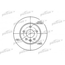 PBD2797 PATRON Гальмівний диск