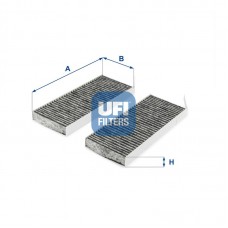 54.287.00 UFI Фільтр повітря у внутрішньому просторі