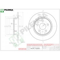 5299 PILENGA Гальмівний диск