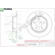 5299 PILENGA Гальмівний диск