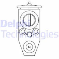 CB1016V DELPHI Розширювальний клапан кондиціонера