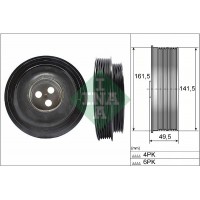WG2167133 WILMINK GROUP Ремінний шків колінчастий вал