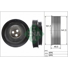 WG2167133 WILMINK GROUP Ремінний шків колінчастий вал