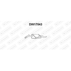 DW17043 VENEPORTE Глушник вихлопних газів кінцевий